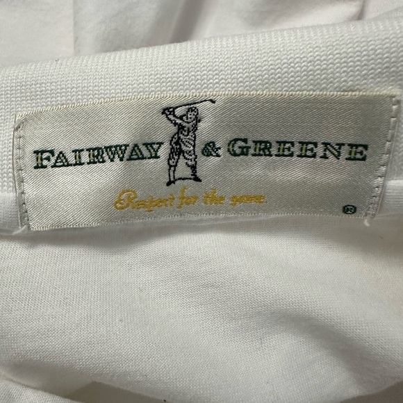 Fairway & Greene Men's Long Sleeve Polo Shirt Size XXL Solid White EUC!‎ - Picture 4 of 6